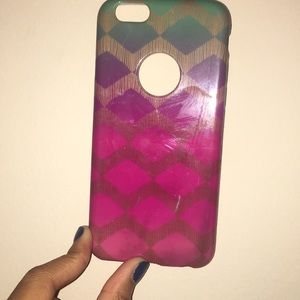 Pink And Purple/Blue IPhone case